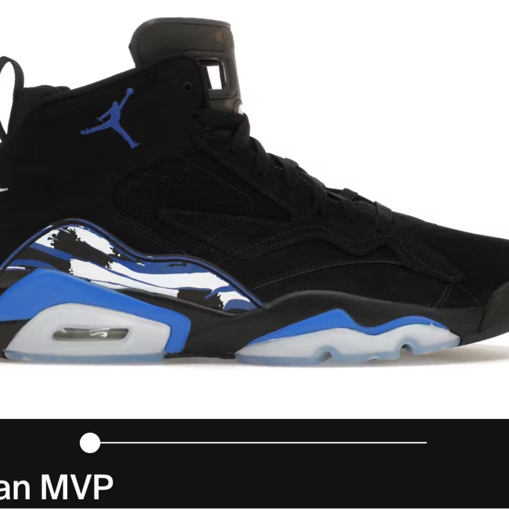 Black & Blue Jordan Jumpman MVP Men 8.5